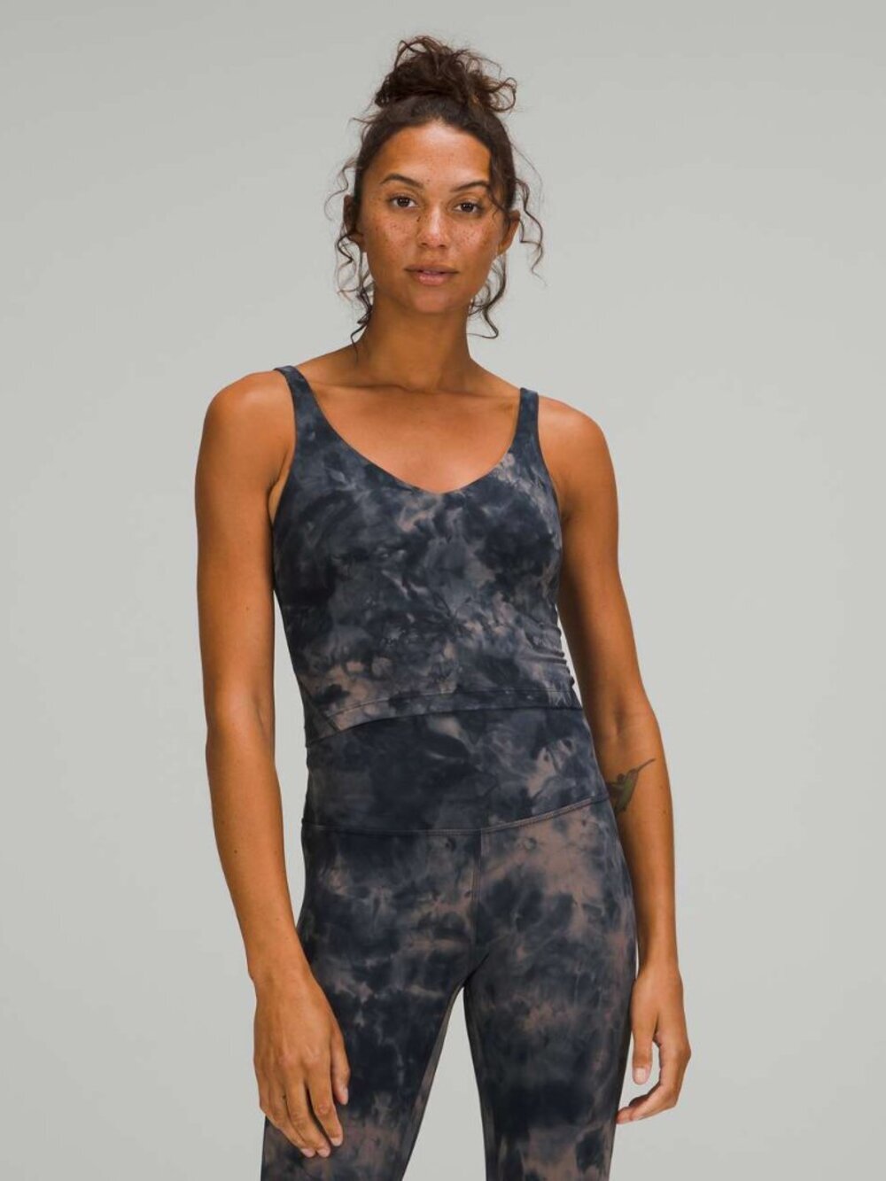 Lululemon Align Tank Top Diamond Dye Lunar Rock True Navy Size 4